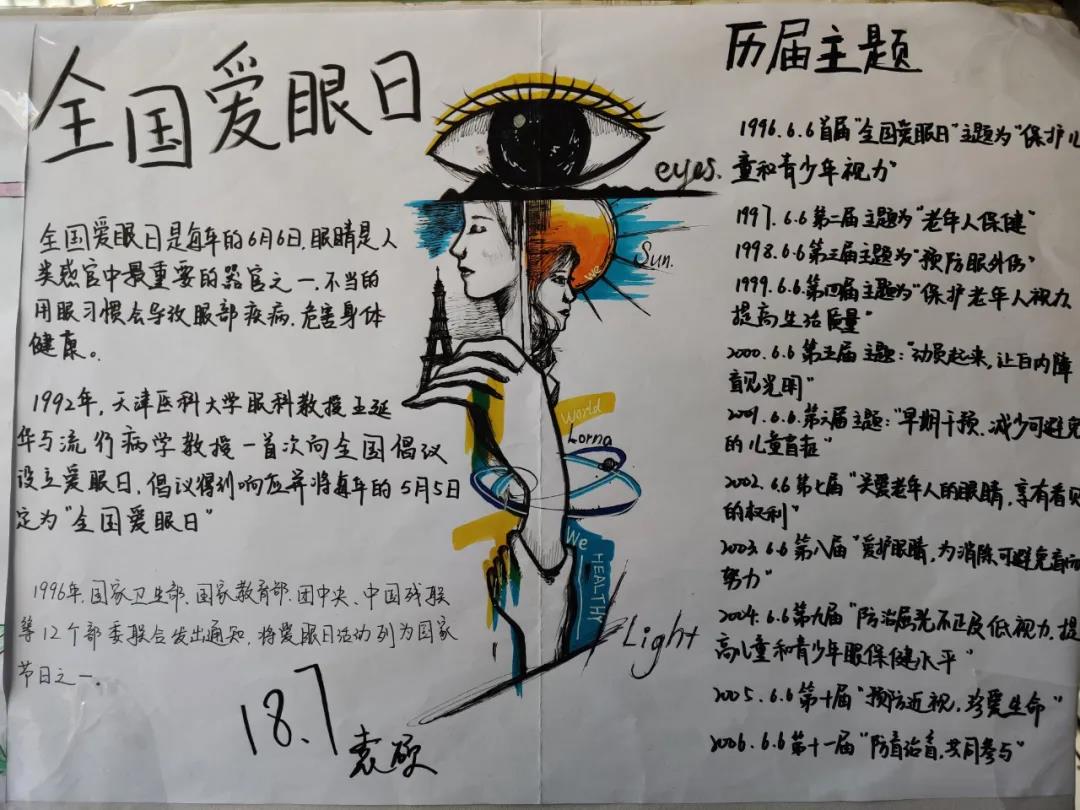 爱眼护眼,从我做起 —— 青岛电子学校"全国爱眼日"手